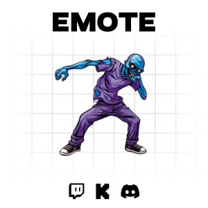 Zombie Dab Dance Emote: Infectiously Stylish Moves for Twitch & Discord!